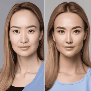 hairline lowering forehead reduction surgery before and after in Istanbul turkey