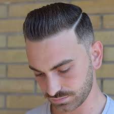 20 Best Haircuts for square faces men which are perfect, Slick Back for a Polished Look