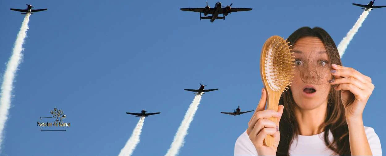 ریزش مو ناشی از استرس در شرایط بحران و زمان جنگ