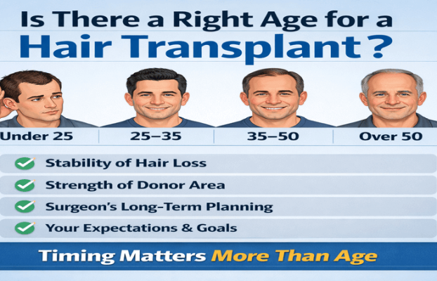 What is the best age for a hair transplant?
