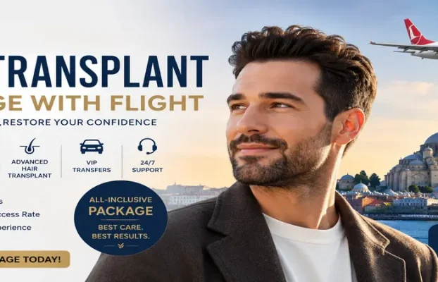 Turkey Hair Transplant Package With Flight