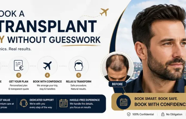 How to book a hair transplant in Turkey